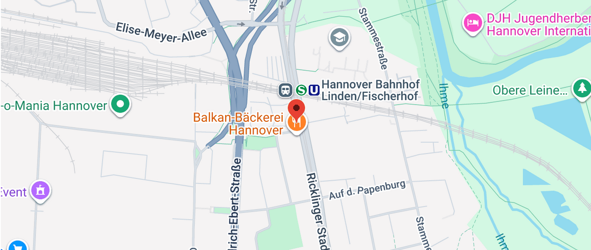 Karte: Ricklinger Stadtweg 99, 30459 Hannover, Germany