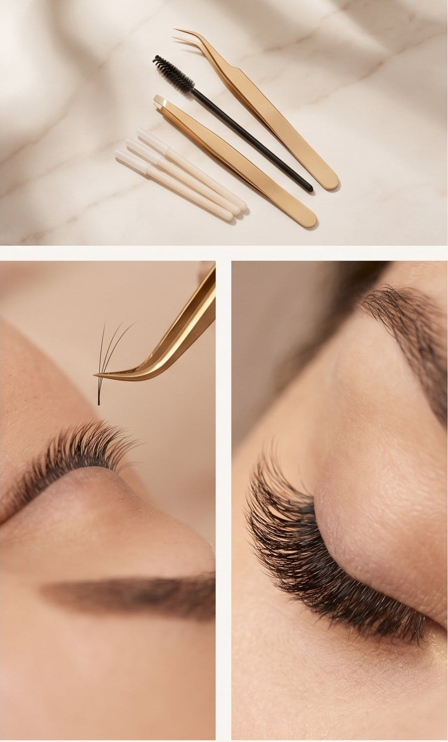 Wimpern entfernen